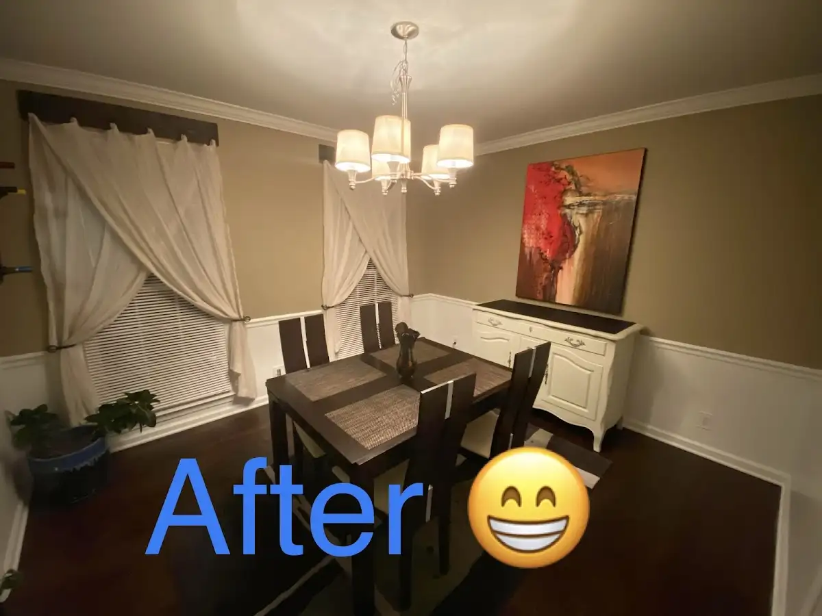 Professional dining room restoration after water damage in Carencro